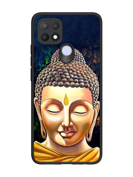 Buddha Face Glossy Soft Edge Case for Oppo A15 Chachhi