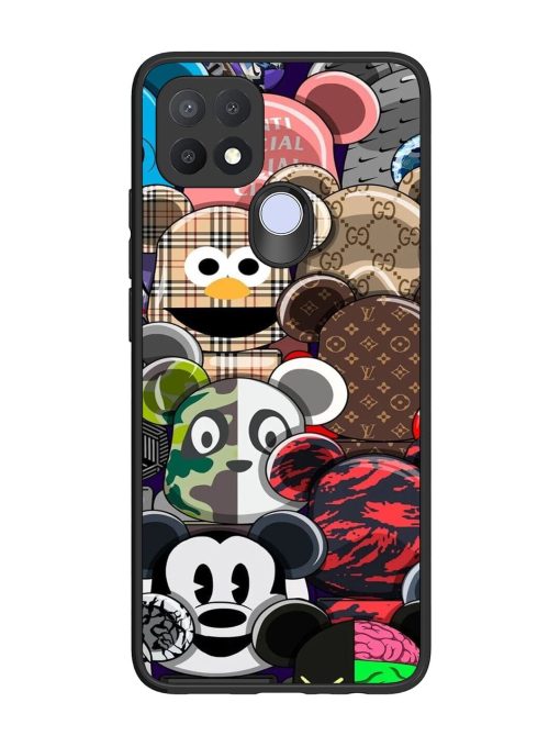 Streetwear Bearbrick Extravaganza Glossy Soft Edge Case for Oppo A15 Chachhi