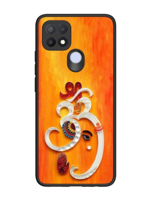 Ganesha In Quilling Art Glossy Soft Edge Case for Oppo A15 Chachhi