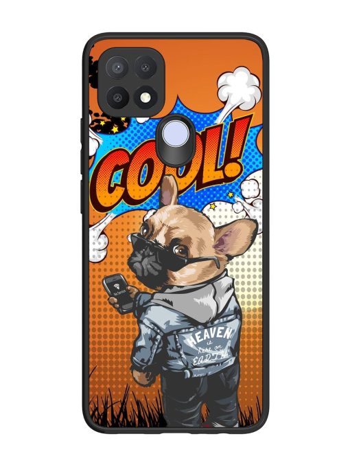 Cool Pup Glossy Soft Edge Case for Oppo A15 Chachhi