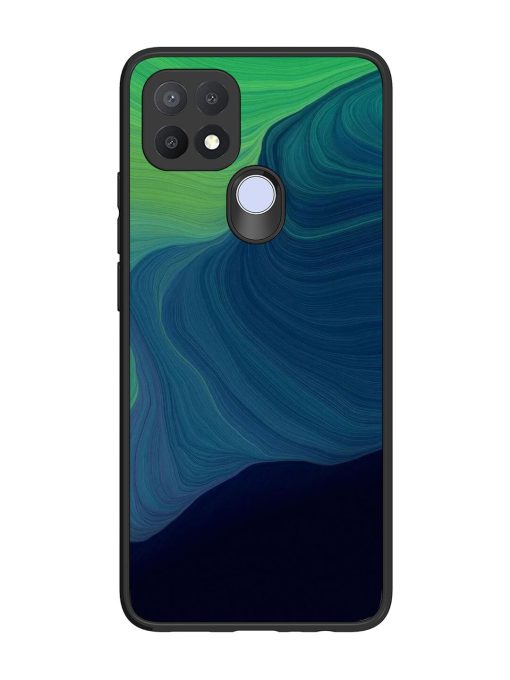 Oceanic Dreams Glossy Soft Edge Case for Oppo A15 Chachhi