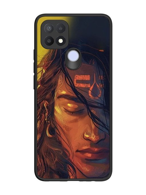 Tranquil Shiva Glossy Soft Edge Case for Oppo A15S Chachhi