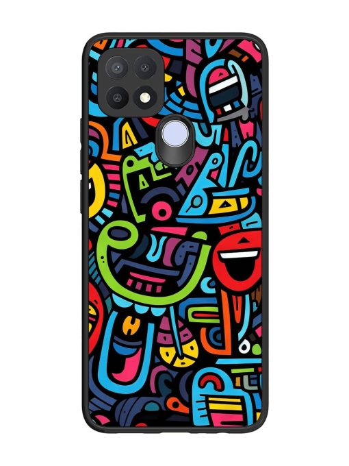 Doodlephoria Glossy Soft Edge Case for Oppo A15S Chachhi