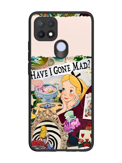 Mad Hatter'S Collage Glossy Soft Edge Case for Oppo A15S Chachhi