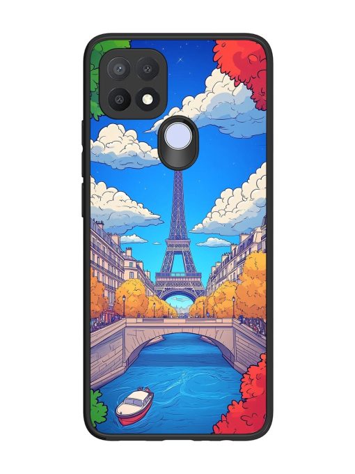 Parisian Panorama Glossy Soft Edge Case for Oppo A15S