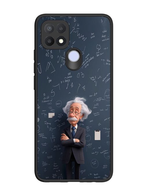 Albert Einstein Glossy Soft Edge Case for Oppo A15S Chachhi