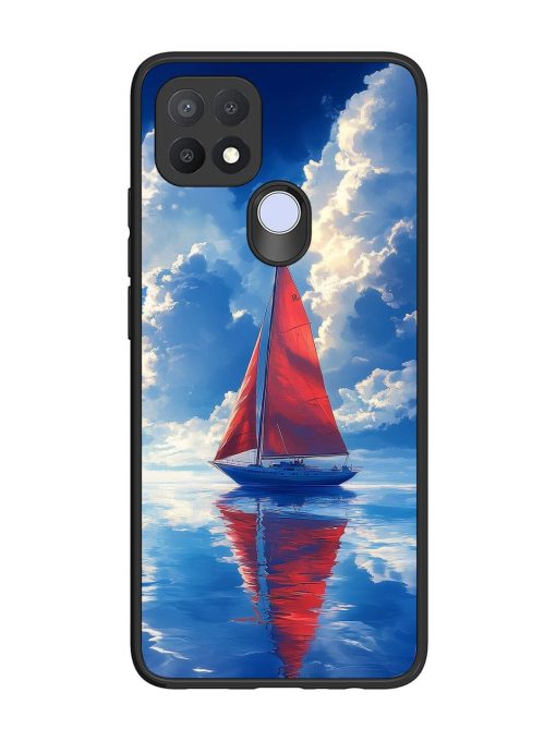 Crimson Sails Glossy Soft Edge Case for Oppo A15S Chachhi