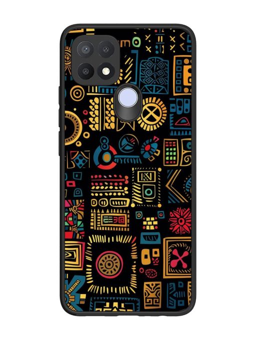 Tribal Tapestry Glossy Soft Edge Case for Oppo A15S Chachhi