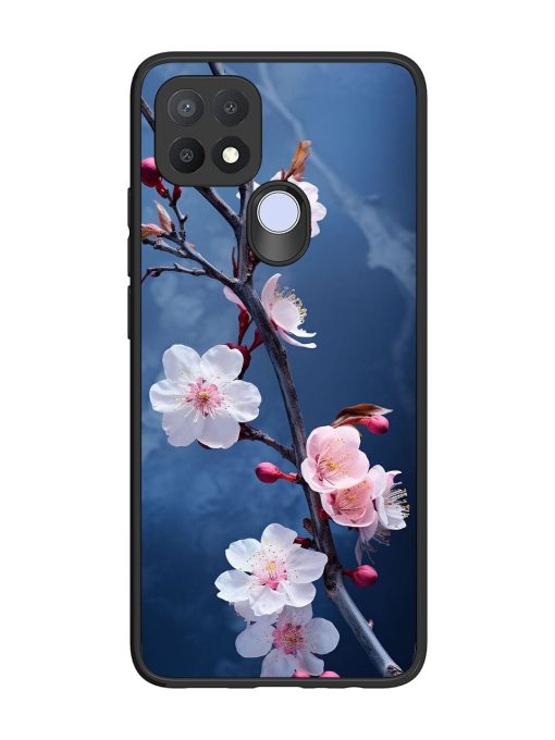 Delicate Blossoms Glossy Soft Edge Case for Oppo A15S Chachhi