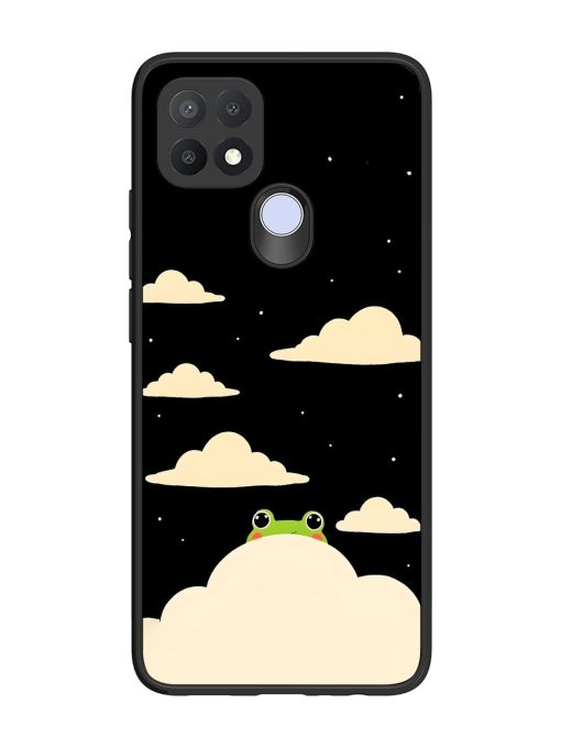 Froggy Night Sky Glossy Soft Edge Case for Oppo A15S Chachhi