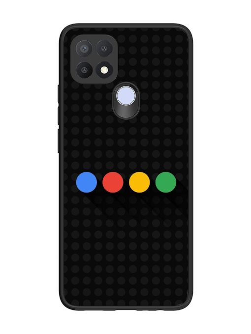 Google Dots Glossy Soft Edge Case for Oppo A15S Chachhi