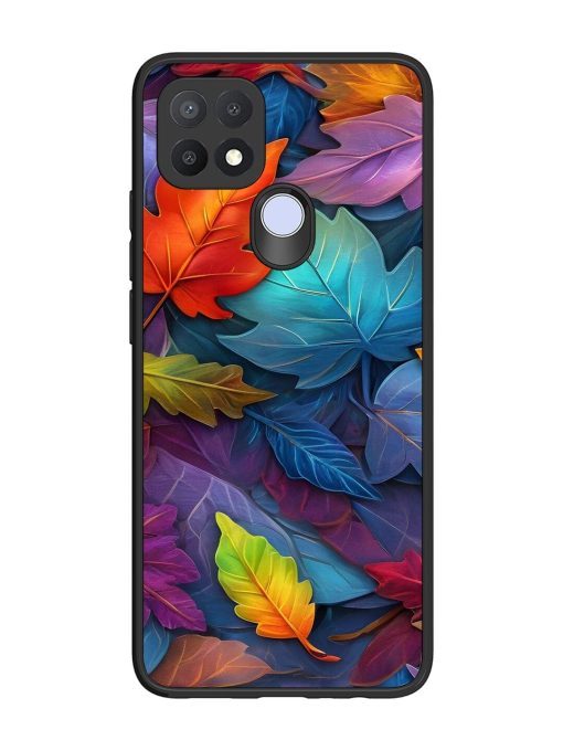 Autumn'S Embrace Glossy Soft Edge Case for Oppo A15S Chachhi