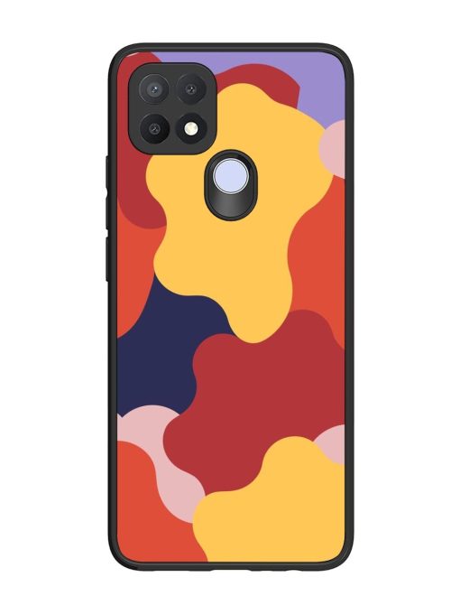 Gooey Color Chaos Glossy Soft Edge Case for Oppo A15S Chachhi