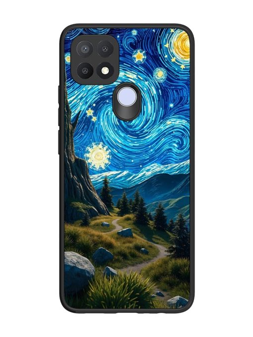 Starry Night In The Shire Glossy Soft Edge Case for Oppo A15S Chachhi