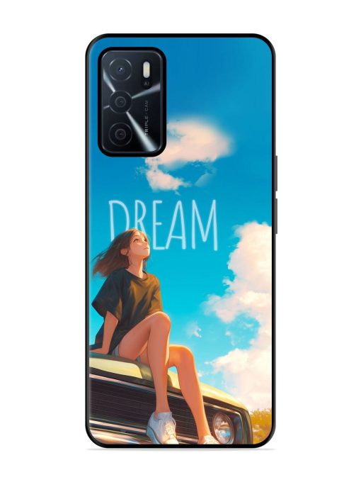 Girly Dream Art Glossy Soft Edge Case for Oppo A16 Chachhi