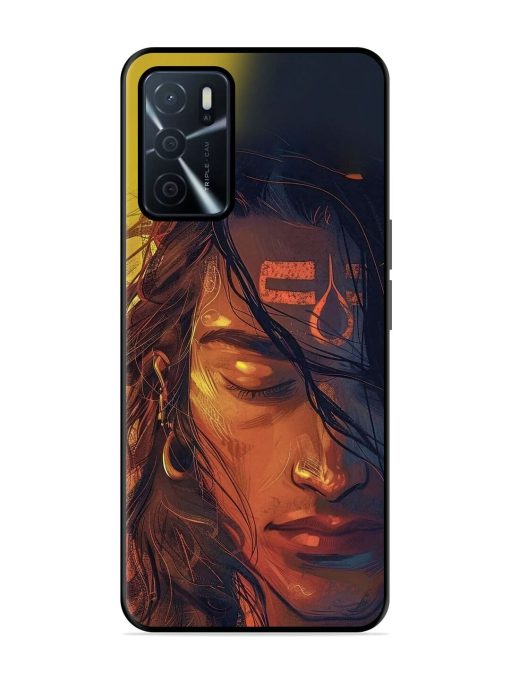 Tranquil Shiva Glossy Soft Edge Case for Oppo A16 Chachhi