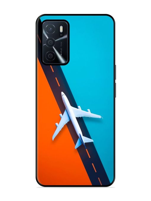 Skyward Bound Glossy Soft Edge Case for Oppo A16 Chachhi