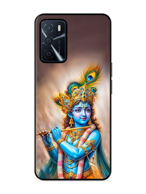 Divine Krishna Glossy Soft Edge Case for Oppo A16 Chachhi