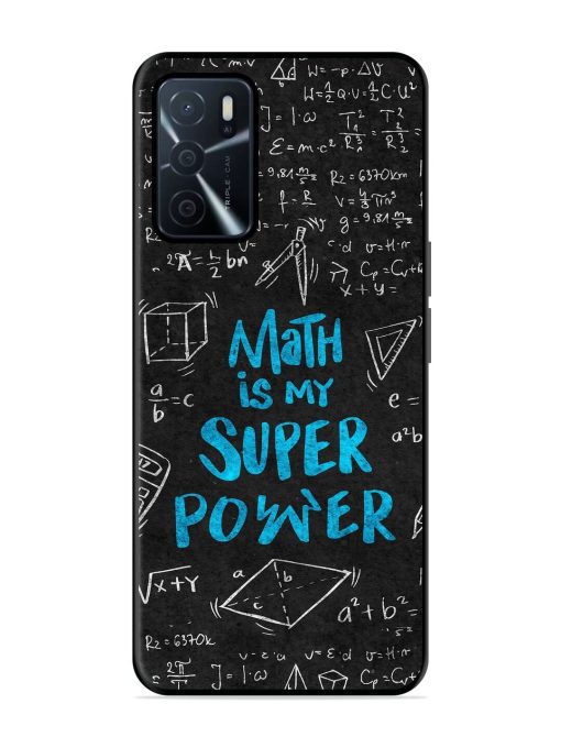 Math Magic Glossy Soft Edge Case for Oppo A16 Chachhi