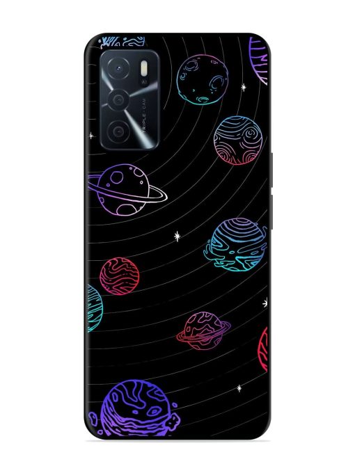 Cosmic Ballet Glossy Soft Edge Case for Oppo A16 Chachhi