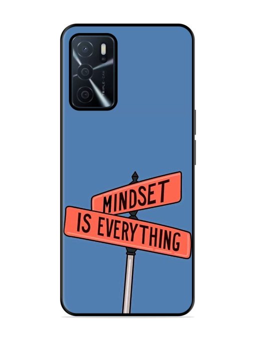 Mindset Matters Glossy Soft Edge Case for Oppo A16 Chachhi