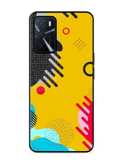 Neon Pop Glossy Soft Edge Case for Oppo A16 Chachhi