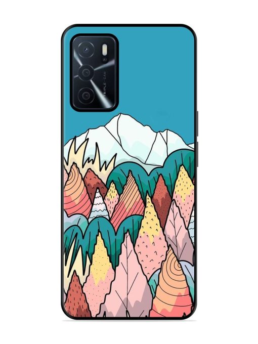 Mountain Dreamscape Glossy Soft Edge Case for Oppo A16 Chachhi