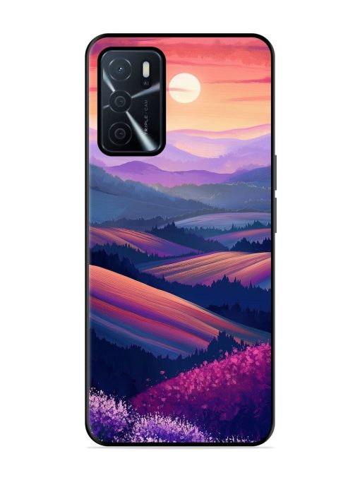 Twilight'S Embrace Glossy Soft Edge Case for Oppo A16 Chachhi