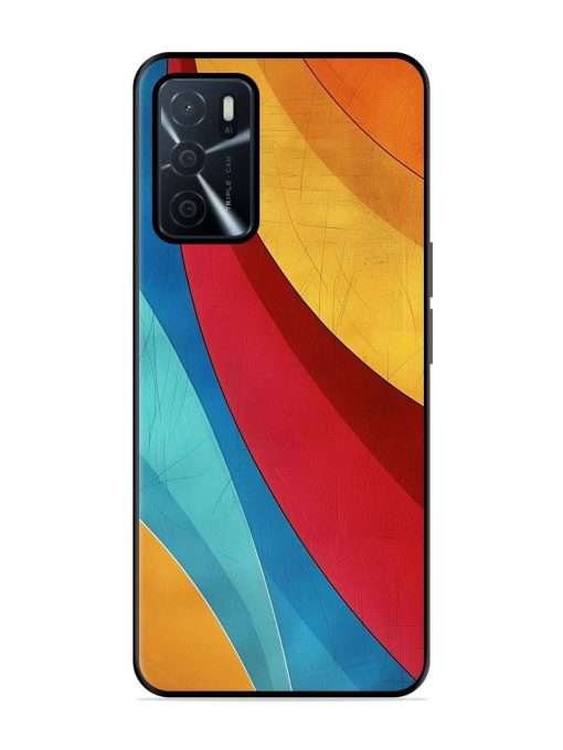 Curving Canvas Glossy Soft Edge Case for Oppo A16 Chachhi