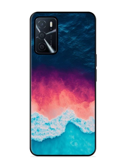 Where The Ocean Meets The Sky Glossy Soft Edge Case for Oppo A16 Chachhi