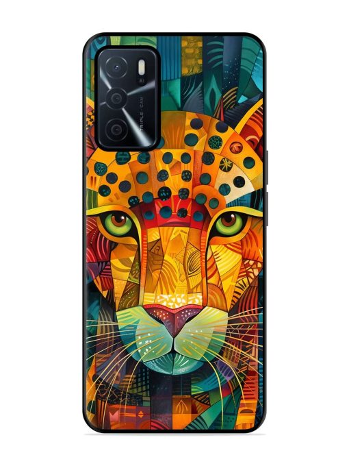 Mosaic Majesty Glossy Soft Edge Case for Oppo A16 Chachhi