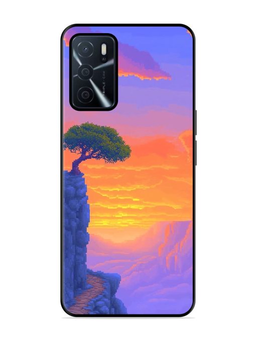 Cliffside Solitude Glossy Soft Edge Case for Oppo A16