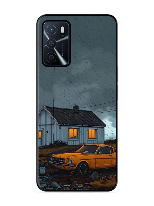 Rainy Day Retreat Glossy Soft Edge Case for Oppo A16 Chachhi