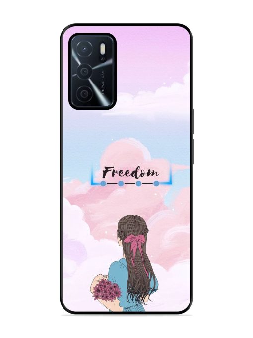 Skyward Dreams Glossy Soft Edge Case for Oppo A16 Chachhi