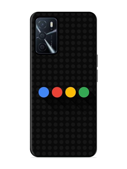 Google Dots Glossy Soft Edge Case for Oppo A16 Chachhi