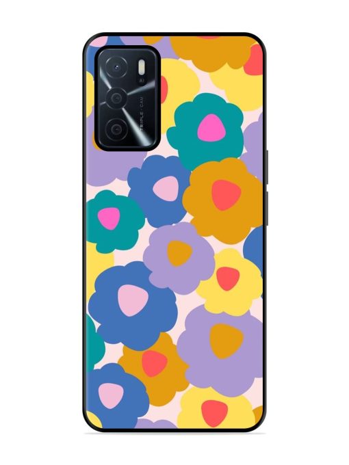 Flower Power Glossy Soft Edge Case for Oppo A16 Chachhi