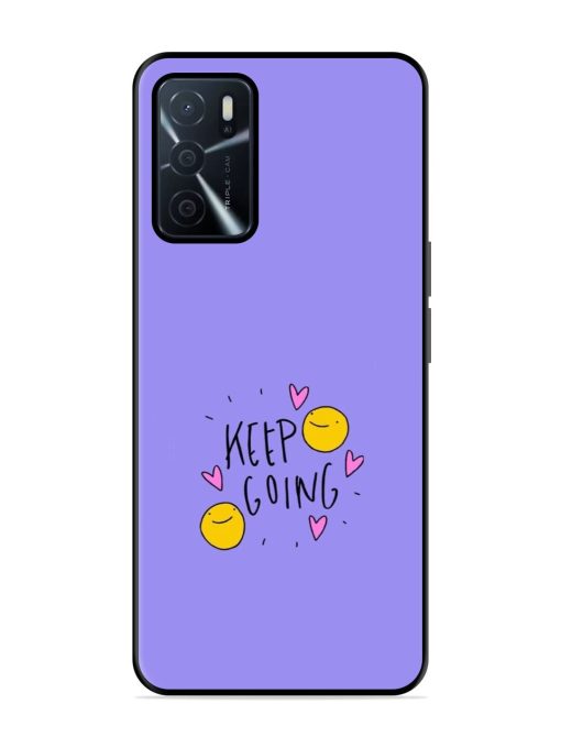 Smiling Through It All Glossy Soft Edge Case for Oppo A16 Chachhi