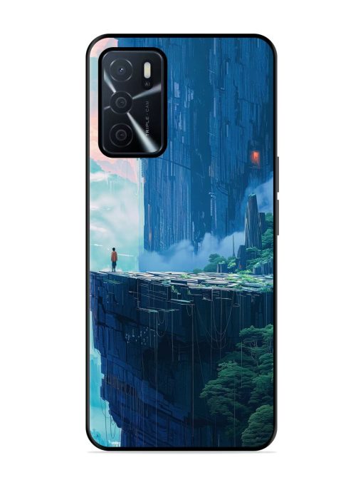 Solitude In The Sky Glossy Soft Edge Case for Oppo A16 Chachhi