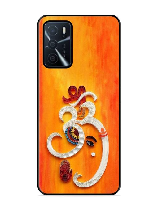 Ganesha In Quilling Art Glossy Soft Edge Case for Oppo A16 Chachhi