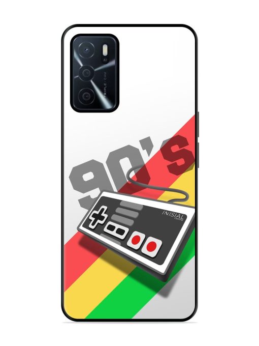 90S Nostalgia Glossy Soft Edge Case for Oppo A16 Chachhi