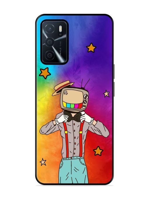 Tv Personality Glossy Soft Edge Case for Oppo A16 Chachhi