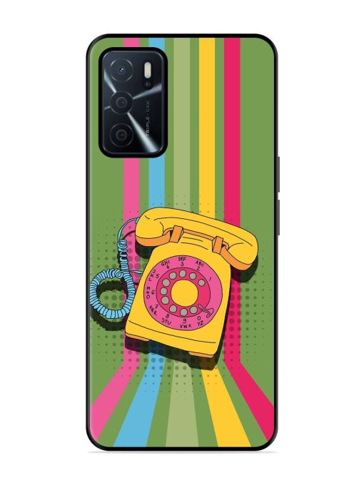 Retro Dialer Glossy Soft Edge Case for Oppo A16 Chachhi