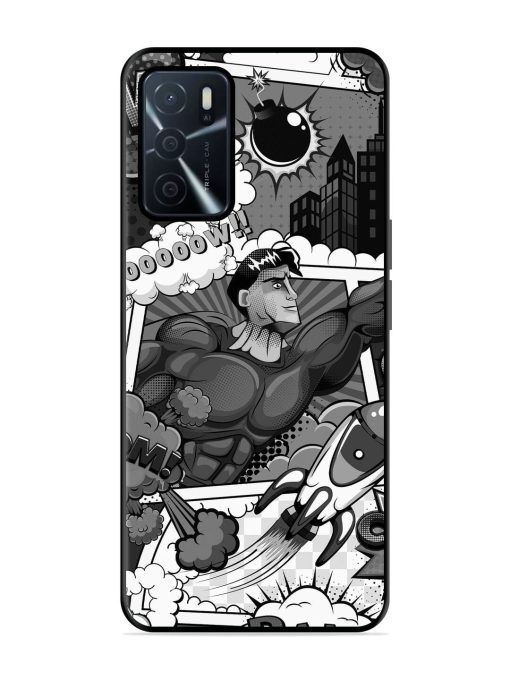 Comic Book Chaos Glossy Soft Edge Case for Oppo A16