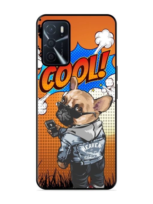 Cool Pup Glossy Soft Edge Case for Oppo A16 Chachhi