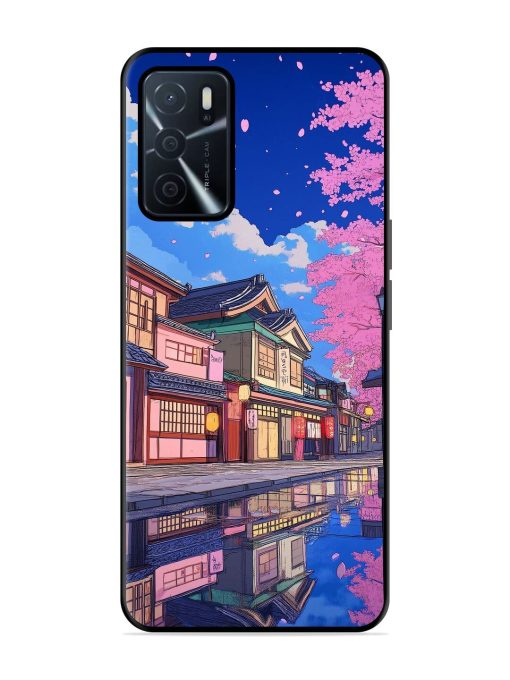 Tranquil Reflections Glossy Soft Edge Case for Oppo A16 Chachhi