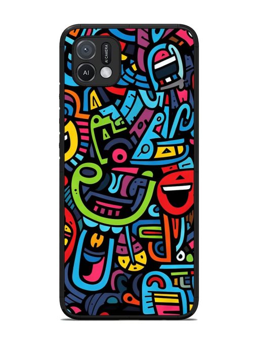 Doodlephoria Glossy Soft Edge Case for Oppo A16K