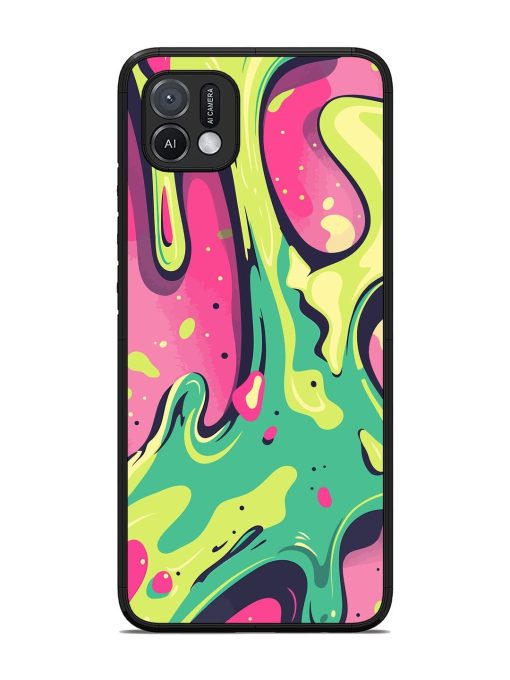 Gooey Grooves Glossy Soft Edge Case for Oppo A16K