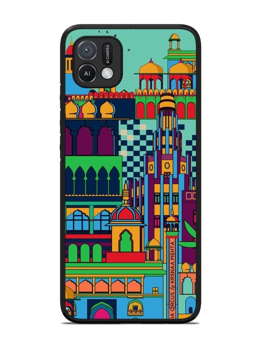 Indian Tapestry Glossy Soft Edge Case for Oppo A16K