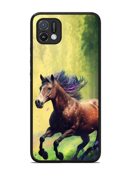 Enchanted Gallop Glossy Soft Edge Case for Oppo A16K