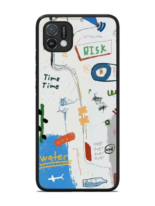 Mind Map Madness Glossy Soft Edge Case for Oppo A16K